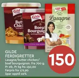 Coop Mega GILDE FERDIGRETTER tilbud