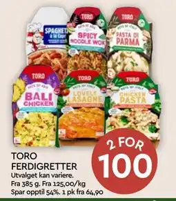 Coop Mega TORO FERDIGRETTER tilbud