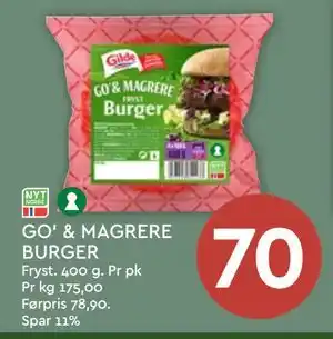 Coop Mega GO' & MAGRERE BURGER tilbud