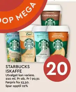 Coop Mega STARBUCKS ISKAFFE tilbud