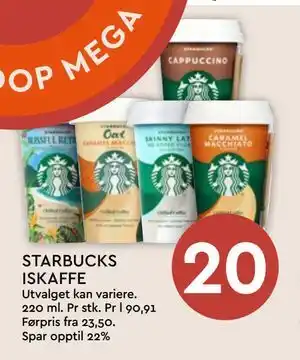 Coop Mega STARBUCKS ISKAFFE tilbud