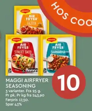 Coop Mega MAGGI AIRFRYER SEASONING tilbud