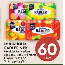 Coop Mega MUNKHOLM RADLER 6 PK tilbud