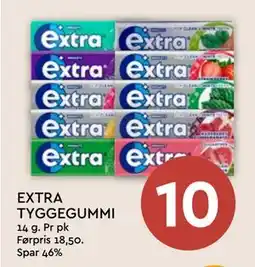 Coop Mega EXTRA TYGGEGUMMI tilbud