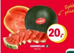 Coop Extra VANNMELON tilbud