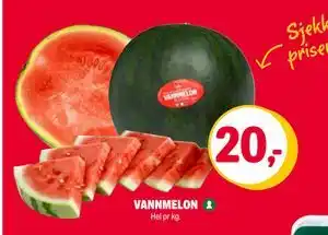 Coop Extra VANNMELON tilbud