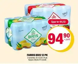 Coop Extra FARRIS BRIS 12 PK tilbud