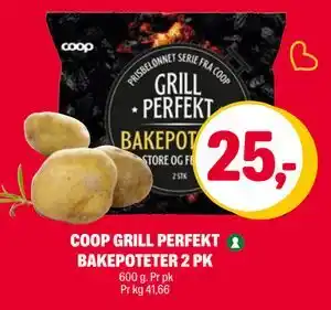 Coop Extra COOP GRILL PERFEKT BAKEPOTETER 2 PK tilbud