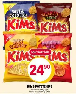 Coop Extra KIMS POTETCHIPS tilbud