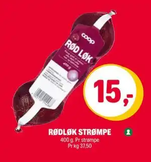 Coop Extra RØDLØK STRØMPE tilbud