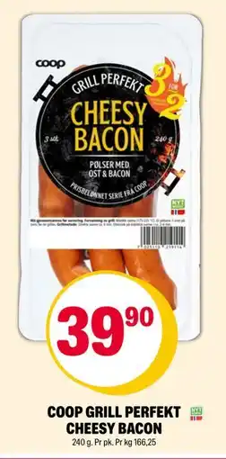 Coop Extra COOP GRILL PERFEKT CHEESY BACON tilbud