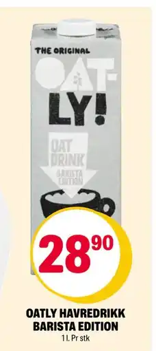 Coop Extra OATLY HAVREDRIKK BARISTA EDITION tilbud