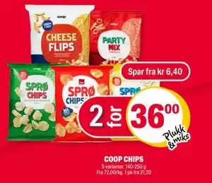 Coop Extra COOP CHIPS tilbud
