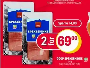 Coop Extra COOP SPEKESKINKE tilbud
