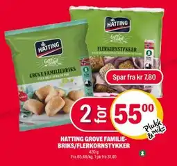 Coop Extra HATTING GROVE FAMILIEBRIKS/FLERKORNSTYKKER tilbud
