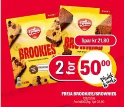 Coop Extra FREIA BROOKIES/BROWNIES tilbud