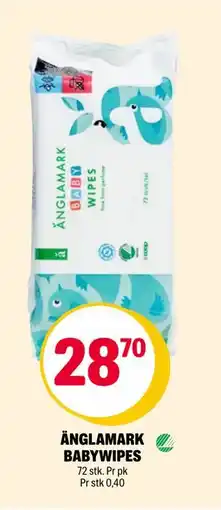 Coop Extra ÄNGLAMARK BABYWIPES tilbud