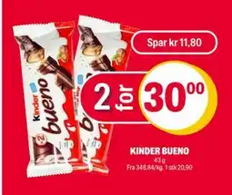 Coop Extra KINDER BUENO tilbud