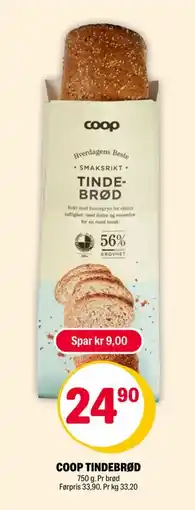 Coop Extra COOP TINDEBRØD tilbud