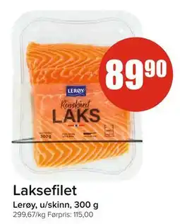Spar Laksefilet tilbud