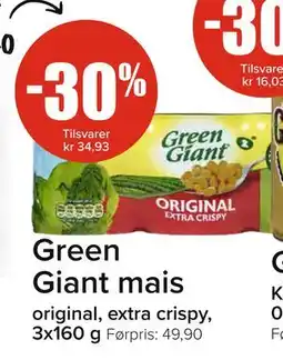 Spar Green Giant mais tilbud