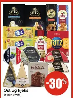 Spar Ost og kjeks tilbud