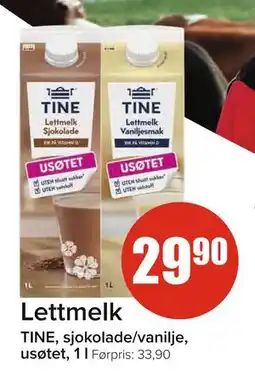 Spar Lettmelk tilbud
