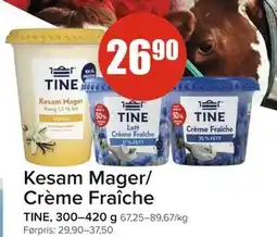Spar Kesam Mager/ Crème Fraîche tilbud