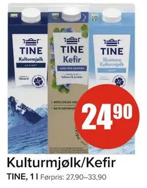Spar Kulturmjølk/Kefir tilbud
