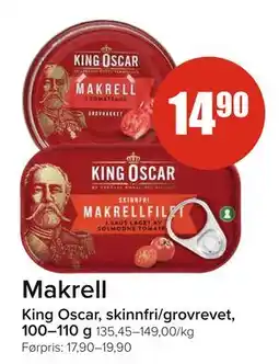 Spar Makrell tilbud