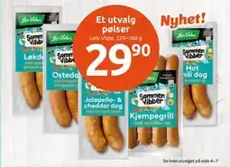 Joker Et utvalg pølser tilbud