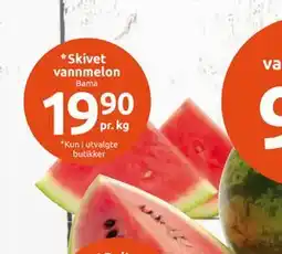 Joker Skivet vannmelon tilbud