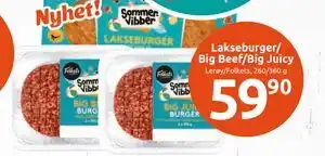 Joker Lakseburger/ Big Beef/Big Juicy tilbud