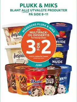 Joker Alle MULTIPACK- OG DESSERTIS fra Hennig-Olsen tilbud