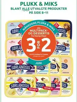Joker Alle MULTIPACK- OG DESSERTIS fra Hennig-Olsen tilbud