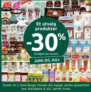 Joker Et utvalg produkter -30% tilbud