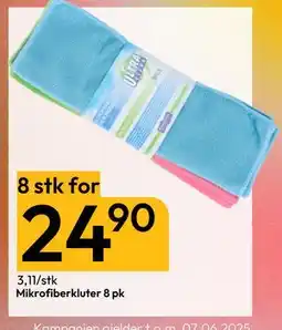 Gigaboks Mikrofiberkluter 8 pk tilbud