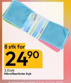 Gigaboks Mikrofiberkluter 8 pk tilbud