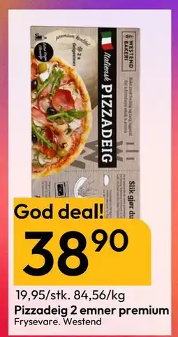 Gigaboks Pizzadeig 2 emner premium tilbud
