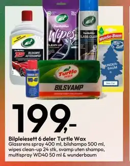 Gigaboks Bilpleiesett 6 deler Turtle Wax tilbud