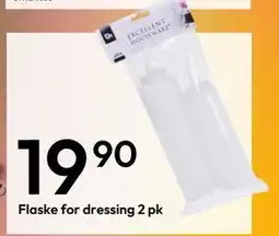 Gigaboks Flaske for dressing 2 pk tilbud