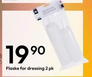 Gigaboks Flaske for dressing 2 pk tilbud