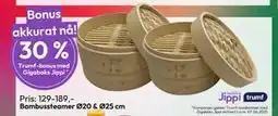 Gigaboks Bambussteamer Ø20 & Ø25 cm tilbud