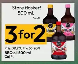 Gigaboks BBQ oil 500 ml tilbud