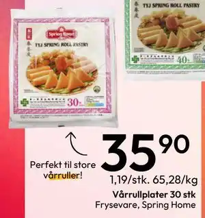 Gigaboks Vårrullplater 30 stk tilbud