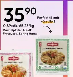 Gigaboks Vårrullplater 40 stk tilbud