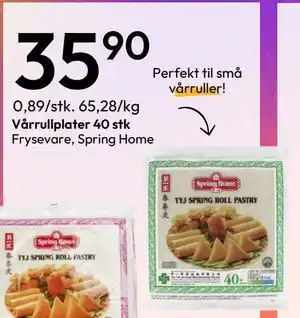 Gigaboks Vårrullplater 40 stk tilbud