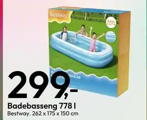 Gigaboks Badebasseng 778 l tilbud