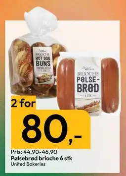 Gigaboks Pølsebrød brioche 6 stk tilbud