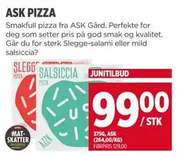 Meny ASK PIZZA tilbud